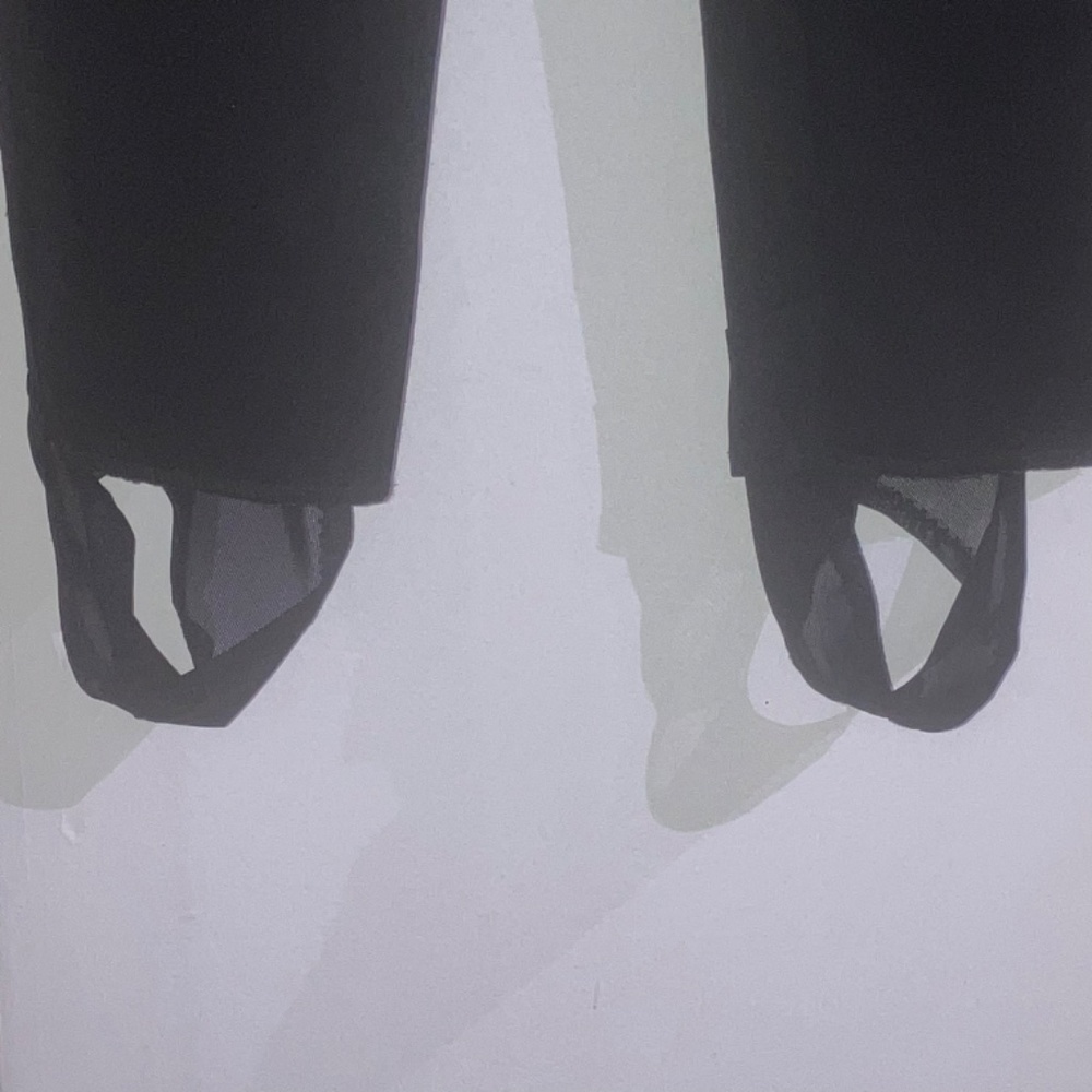 Black snow stirrup pants - Picture 8 of 10
